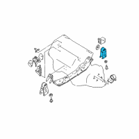 OEM 1997 Nissan Maxima Engine Mounting, Rear Diagram - 11320-40U01