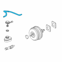 OEM 2004 Honda Pilot Tube Assy., Master Power Diagram - 46402-S9V-A01