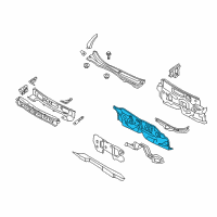 OEM 2010 Ford Fusion Dash Panel Diagram - 9E5Z-5401610-A