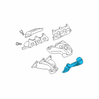 OEM Buick Enclave Exhaust Manifold Diagram - 12588987