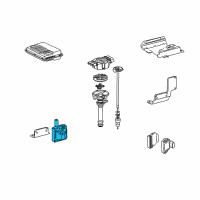 OEM 2000 GMC Jimmy Ignition Coil Diagram - 19418996