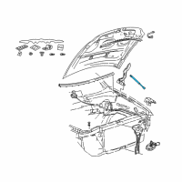 OEM 1998 Lincoln Navigator Lift Cylinder Diagram - F85Z-16C826-AB