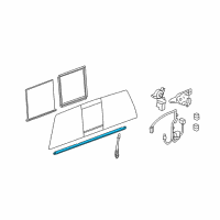 OEM 2009 Chevrolet Silverado 3500 HD Regulator Diagram - 25980205