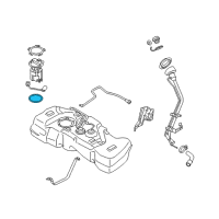 OEM Nissan Rogue Packing-Fuel Gauge Diagram - 17342-EM30A