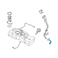 OEM 2011 Nissan Juke Hose-Filler Diagram - 17228-1FC0A