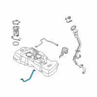 OEM 2016 Nissan Juke Band Assy-Fuel Tank Mounting Diagram - 17406-ED000