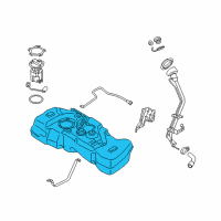 OEM 2016 Nissan Juke Fuel Tank Assembly Diagram - 17202-1KM0A