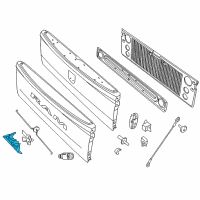 OEM 2017 Ram 2500 Handle-TAILGATE Diagram - 68044904AG