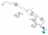 OEM 2020 BMW X6 REAR SWING SUPPORT Diagram - 33-55-8-469-486