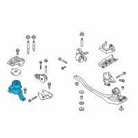 OEM 2007 Mercury Mariner Rear Mount Diagram - 6L8Z-6068-AA