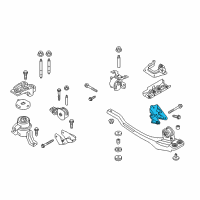 OEM Mercury Mariner Front Mount Diagram - 9L8Z-6031-A