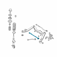 OEM 1999 Nissan Altima Link Complete-Parallel, Front Diagram - 55120-0Z010