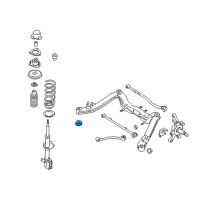 OEM 1995 Nissan Altima STOPPER-Member Mounting Lower Diagram - 55475-0E010