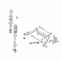 OEM Nissan Altima Link Complete-Radius Rod Diagram - 55110-0Z000