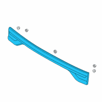 OEM Lincoln Navigator Reflector Diagram - FL7Z-13A565-C