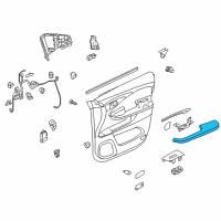 OEM 2019 Honda Ridgeline Arm As Right, Front (Thread Red) Diagram - 83502-T6Z-A01ZA