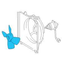 OEM Lexus ES250 Fan Diagram - 16361-64030