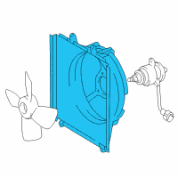 OEM Toyota RAV4 Shroud Sub-Assy, Fan Diagram - 16711-74540