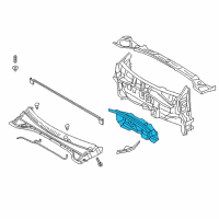 OEM Kia Niro EV Insulator-Dash Panel Diagram - 84130G5000