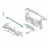 OEM 2022 Kia Niro Weatherstrip-Hood Diagram - 86430G5000