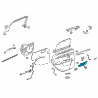 OEM 2018 Cadillac CT6 Handle, Inside Diagram - 23413885