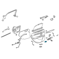 OEM 2016 Cadillac CT6 Seat Heat Switch Diagram - 23223846