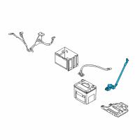 OEM Kia Soul Battery Sensor Assembly Diagram - 371802K000