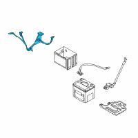 OEM 2013 Kia Soul Battery Wiring Assembly Diagram - 918512K060