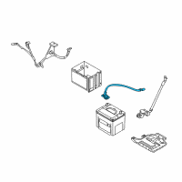 OEM Kia Soul Battery Wiring Assembly Diagram - 918612K010