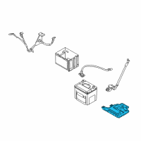 OEM 2011 Kia Soul Tray Assembly-Battery Diagram - 371502K450