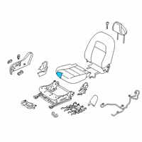 OEM 2022 Nissan Altima Trim & Pad Assy-Cushion, Front Seat Diagram - 87310-6CC2A