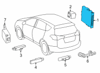 OEM 2021 Toyota Venza Control Module Diagram - 899H0-48030