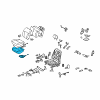 OEM 2007 Lexus GS430 Pad, Front Seat Cushion Diagram - 71511-30A60