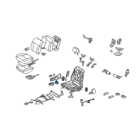 OEM 2010 Lexus GS450h Switch, Front Power Seat(For Lumbar) Diagram - 84920-30240-A4