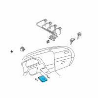 OEM Toyota Corolla ECM Diagram - 89661-02802-84