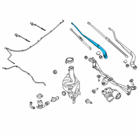 OEM 2022 Ford Ranger Wiper Arm Diagram - KB3Z-17526-A