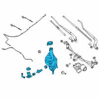 OEM 2021 Ford Ranger Washer Reservoir Diagram - KB3Z-17618-A