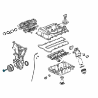 OEM 2016 Buick Cascada Balance Bolt Diagram - 55577913