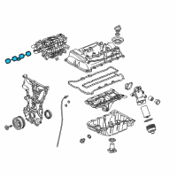 OEM 2016 Buick Cascada Manifold Gasket Diagram - 55569383