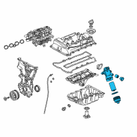 OEM 2016 Buick Cascada Filter Assembly Diagram - 55578713