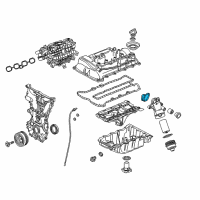 OEM 2019 Buick Cascada Filter Assembly Gasket Diagram - 55578715