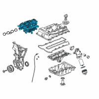 OEM 2017 Buick Cascada Intake Manifold Diagram - 55504606