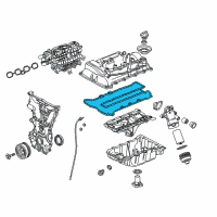 OEM 2018 Buick Cascada Valve Cover Gasket Diagram - 55569829