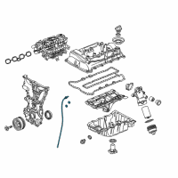 OEM Chevrolet Malibu Dipstick Diagram - 55594382