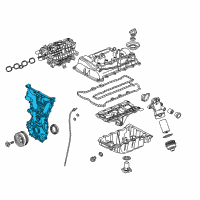 OEM 2019 Chevrolet Malibu Front Cover Diagram - 55569220