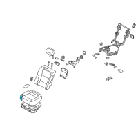 OEM 2016 Hyundai Equus Pad Assembly-Rear Seat Cushion, LH Diagram - 89150-3N550