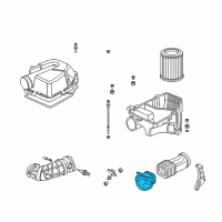 OEM 2002 Honda Civic Tube, Air Inlet Diagram - 17252-PRA-G00