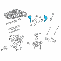 OEM 2019 Cadillac XTS Secondary Chain Diagram - 12637743