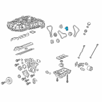 OEM GMC Acadia Chain Guide Diagram - 12609261