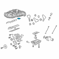 OEM 2017 Chevrolet Impala Intake Manifold Seal Diagram - 12647263